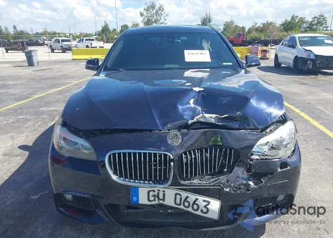 2012 BMW 535I из США, поврежденный, VIN WBAFR7C54CC814975